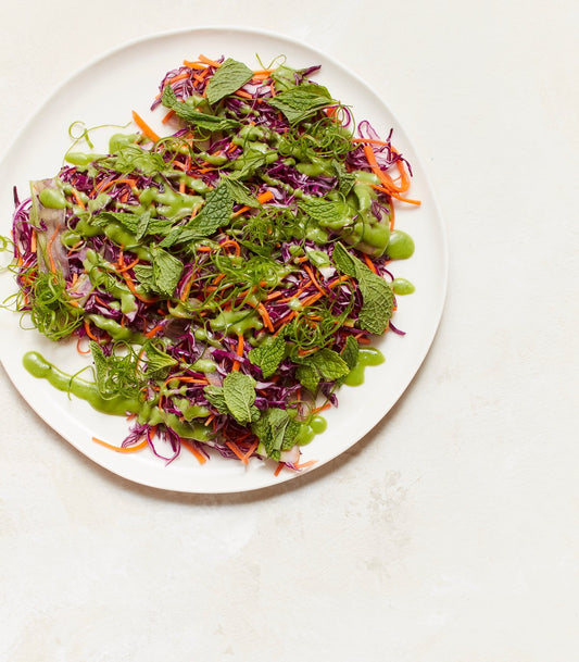 Cabbage and Uchucuta Coleslaw