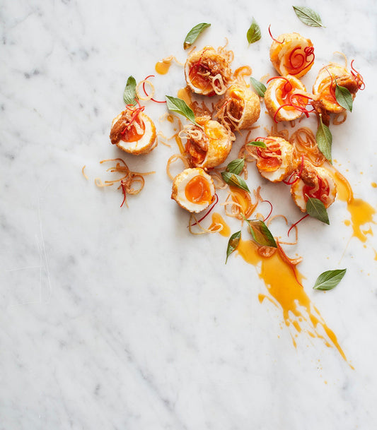 Son-in-Law Egg with Chilli Jam and Lime