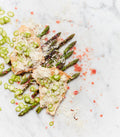 Asparagus with Cheese Crackers