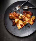 Saganaki with Slow-Cooked Onions