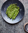 Runner Beans with Olive Oil, Lemon Juice and Garlic